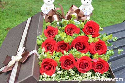 女朋友生日送多少朵玫瑰花？